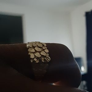 10k gold nugget ring